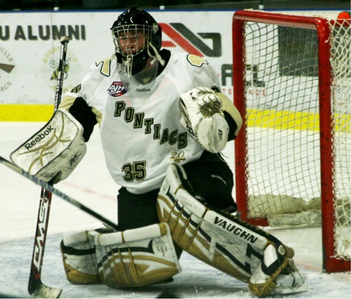 Pontiacs goalie Julien Laplante committed to Union College for the 2011 school year, where he plans to continue his hockey career and education.