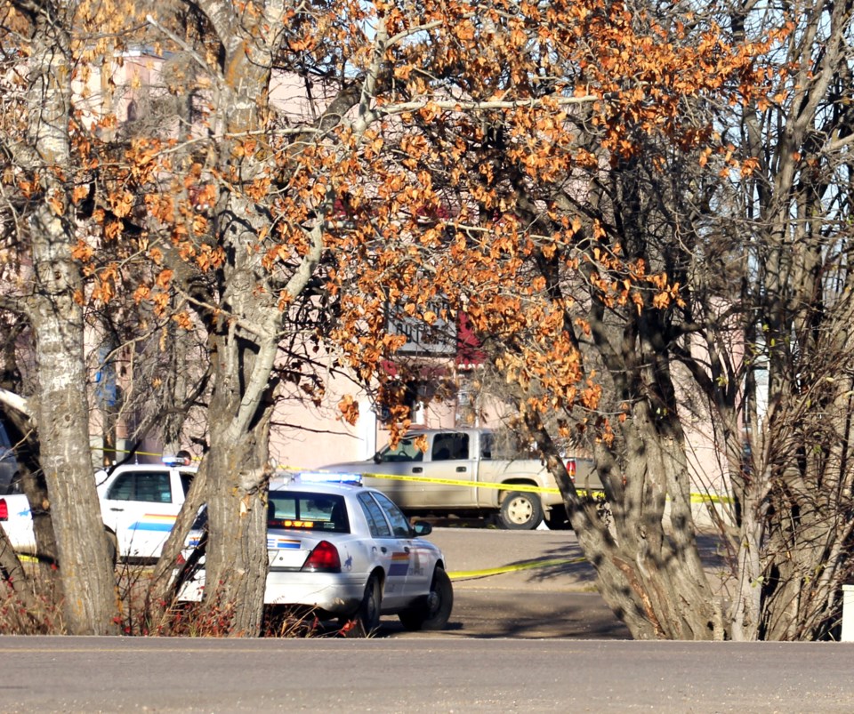 RCMP responded to a call early this morning reporting a male on the ground outside a hotel in Glendon. He was pronounced dead on the scene.