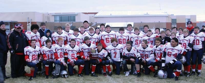 The Bonnyville Bandits won its first Wheatland Bantam Football League championship Nov. 5 in Lloydminster, with a 34-10 win over the Mustangs.