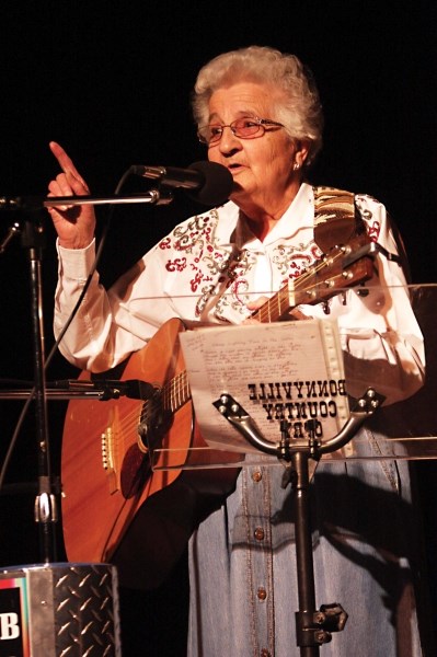 Celebrating her birthday on the same night, Christine Urchyshyn plays the Bonnyville Opry&#8217;s 25th Anniversary Show last Saturday at the Lyle Victor Albert Centre. She