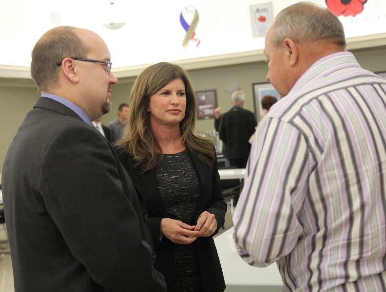 Federal Minister of Public Works and Government Services Rona Ambrose met with mayors and reeves from across northeastern Alberta in St. Paul on Thursday morning. Also
