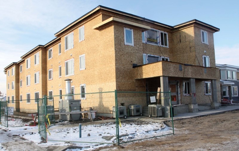 The three-storey independent living re-development at Bonnylodge. The project is expected to be complete June 1, 2014.