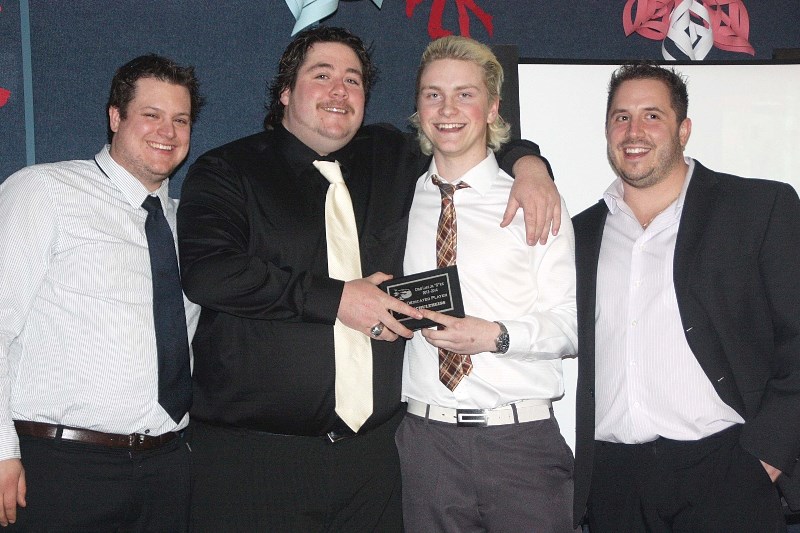 The Cold Lake Ice held its annual, end-of-year banquet at Riverhurst Hall last weekend. This past season&#8217;s team captain Dallas Ansell went home with two awards,