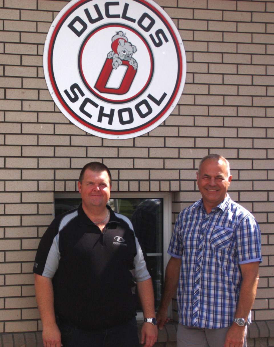 Byron Johnson and Richard Cameron are in the process of organizing a special celebration for Duclos School&#8217;s centennial celebration, coming up in 2016.
