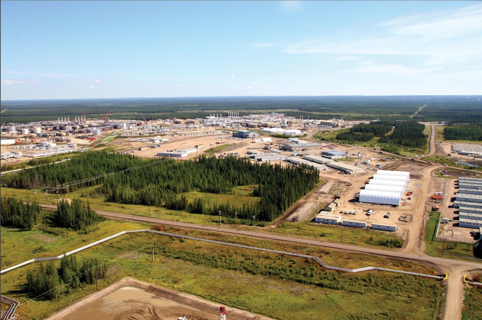 An aerial shot of Cenovus&#8217; Foster Creek site.