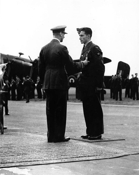 Nintey-year-old Marcel Croteau is a decorated war veteran who received many medals for his involvement as a gunner in World War II.