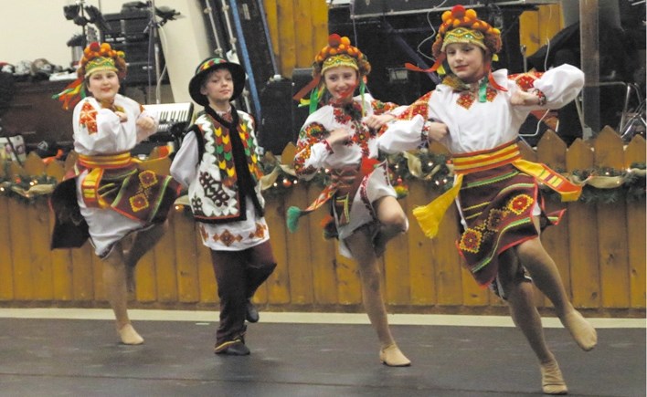 Members of the Glendon Shevchenko Ukrainian Dance Club performed for a sold-out crowd to celebrate Glendon&#8217;s Malanka on Saturday.