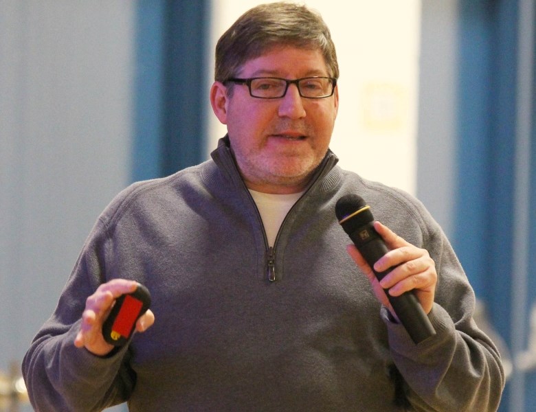 Renowned childrens author Steven Layne visited the region in late March.