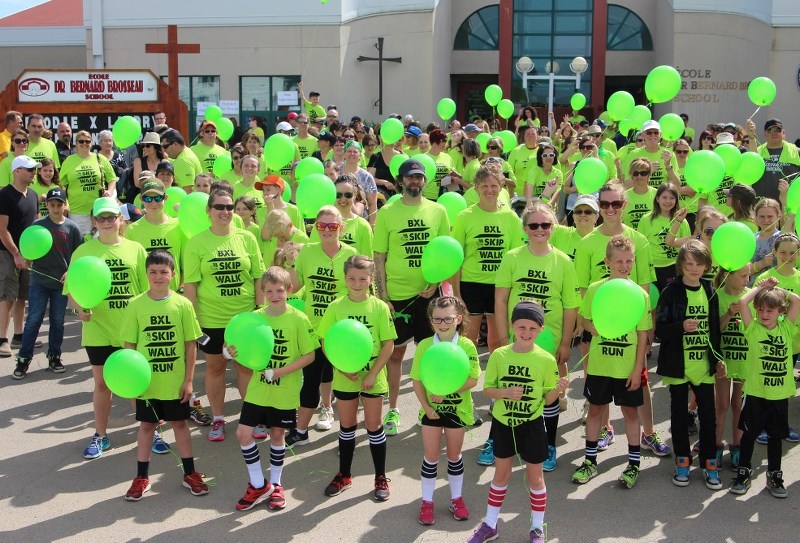 Over 250 peoplw attended the Brodie X Landry Sip-Walk-Run on June 6 at Dr. Brosseau School.