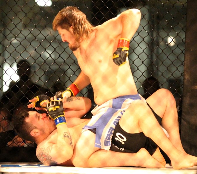 Bonnyville fighter Tanner Boser defeated Jared Henderson at the King of the Cage event in Cold Lake on June 12.