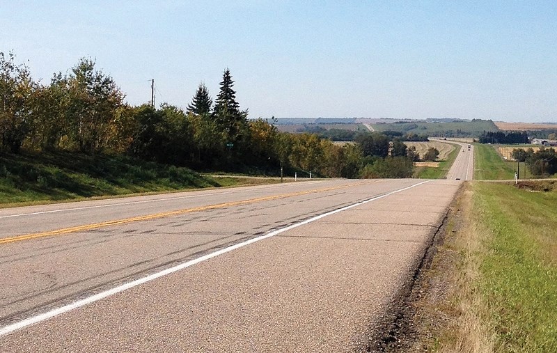 Highway 28 will be a main part of an upcoming Alberta HUB transportation study.