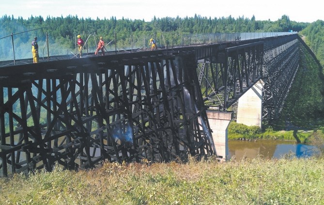 Work to restore the Beaver River Trestle has officially gotten underway. The near $1.6 million project is set for mid-September finish.