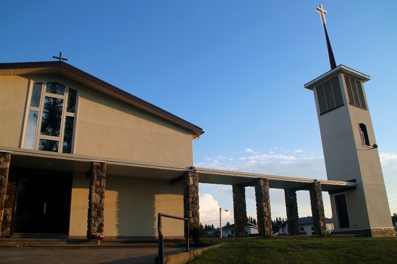 To prepare for the centennial celebration Saint Dominic Parish received some renovations both outside and inside, including a brand new altar.