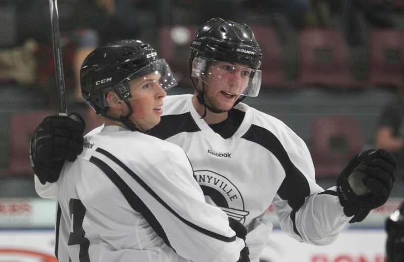 Rookies Zach Mills (left) and Ryan Rothenburger (right) are both hoping to crack th Pontiacs 2015-16 roster.