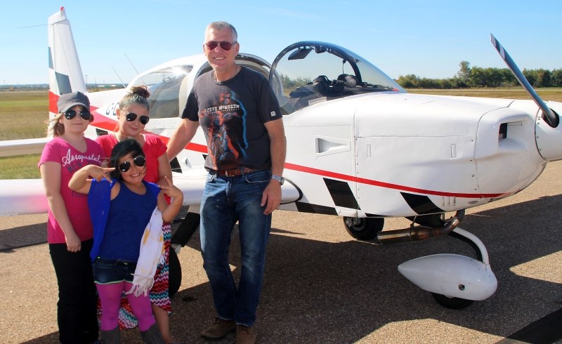 Kids in Bonnyville had the chance to go up in a plane and fly around town this past Saturday.