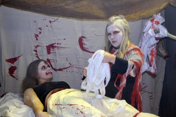 CFB 4 Wing&#8217;s K-9 club put on a haunted maze last week to get all ages into the spooky spirit.