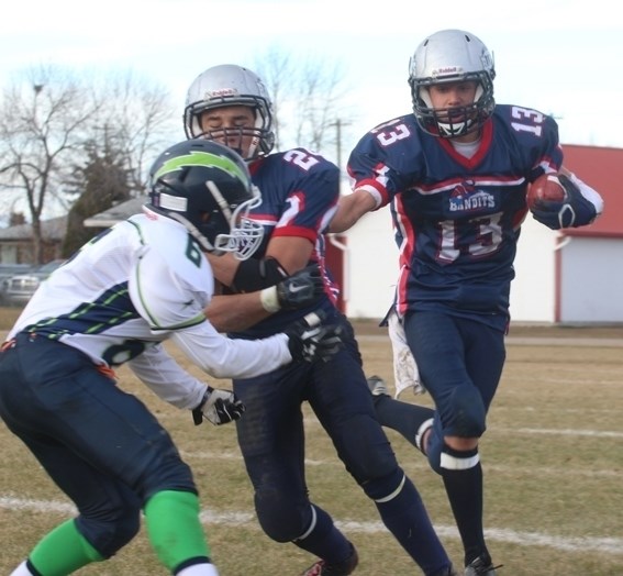 The Bonnyville Bandits won the Wheatland Football League on Nov. 7 with a 25-22 victory over Lloydminster.