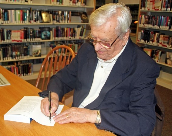 Renowned author Joe Remesz returned to Bonnyville, where grew up, for a book signing at the local library.