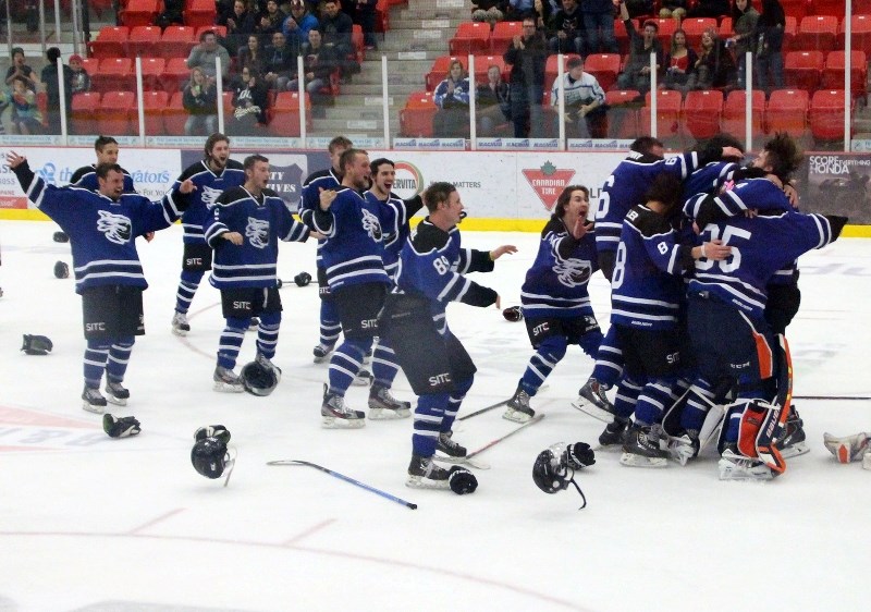 The Cold Lake Ice finished off their 2014/&#8217;15 NEAJBHL season on Mar. 27 with a win over the Wainwright Bisons, making them league champions for the fifth year in a row.