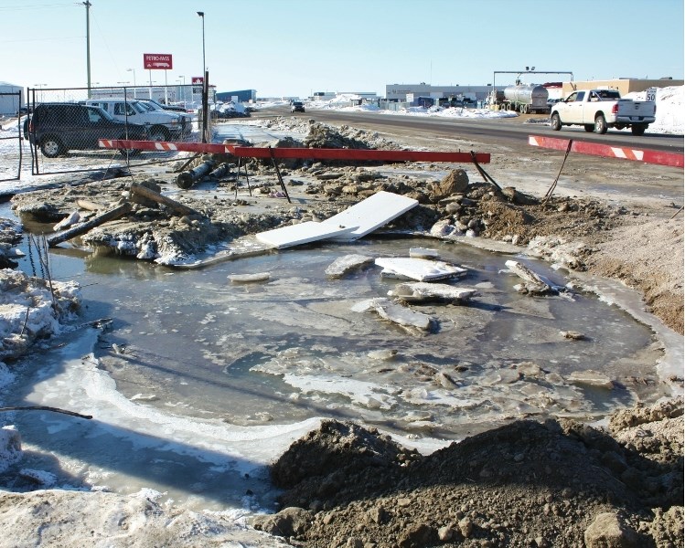 The last major waterline break in Bonnyville happened in 2014.