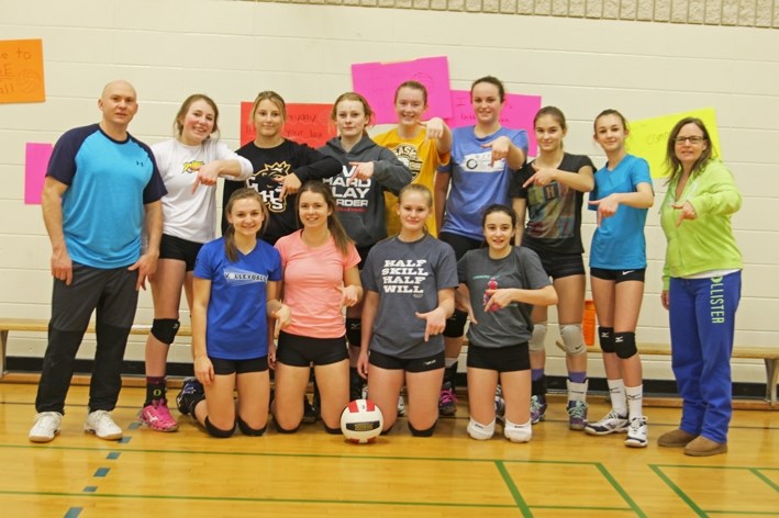The Zone 7 U15 girls volleyball team will be heading to Medicine Hat this weekend to compete in the Alberta Winter Games.