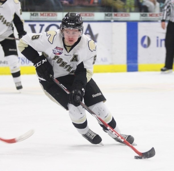 Bonnyville&#8217;s Bobby McMann leads all MVP candidates in goals (34) and game winning goals (9).