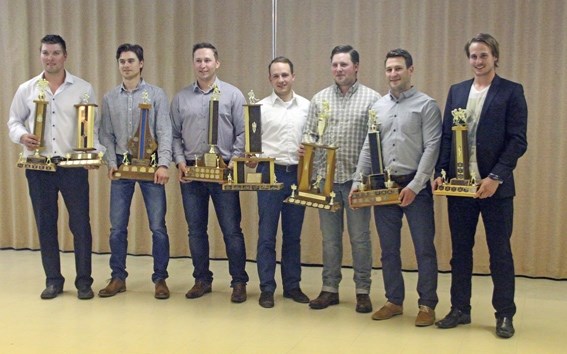 Sr. Pontiacs award winners from the 2015-16 year-end banquet.