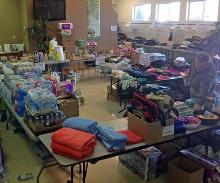 Locals have generously answered the call for donations. Items have poured in for evacuees at donation centers in Bonnyville.