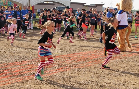 Participants take off in the second annual run for RMHCNA in Cold Lake.