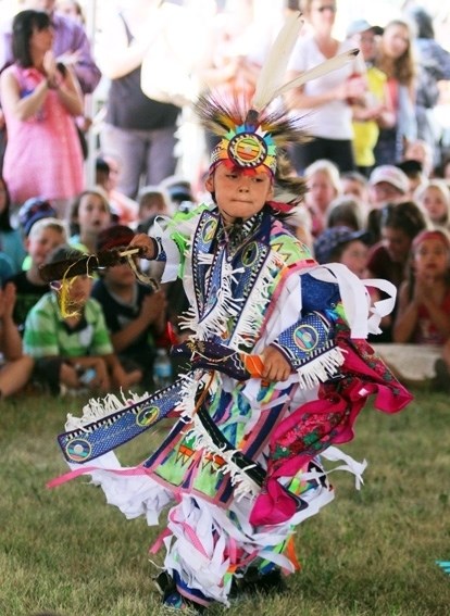 Aboriginal dancers captivated the audience at Aboriginal Day with a number of traditional dances including jingle dress and hoop dancing.