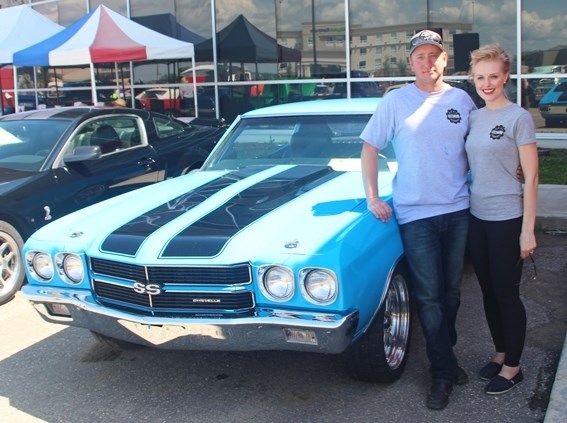 The Gear Grabbers held their sixth annual show and shine on July 9, with around 200 vehicles registered. (pictured) President of the Bonnyville Gear Grabbers Cayle Scherger