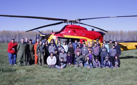 Bonnyville Sea Cadets were joined by their peers from Wainwright and Mallaig over the weekend for training at Camp St. Louis. On Sunday cadets had a surprise guest speaker,