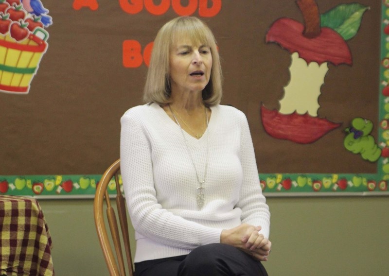 Sharon Mallon visited the Bonnyville Municipal Library to speak with fans about her book.