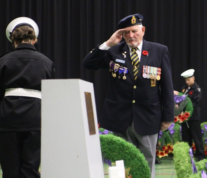 Ever year, hundreds of local residents gather at the C2 to remember those who lost their lives in battle.