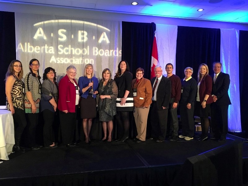 Members of the LCSD and Imperial Cold Lake Operations were at the ASBA Fall General Meeting Award banquet to receive this award.