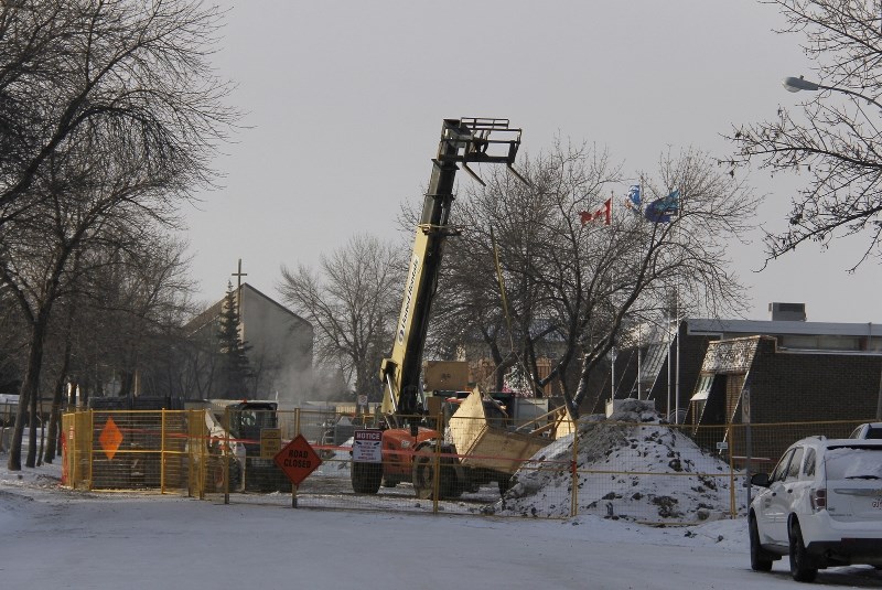 Construction on Bonnyville&#8217;s new town hall is moving along as scheduled.