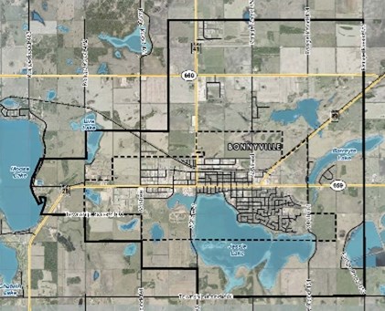 The Bonnyville IDP plan area that will be discussed at the upcoming open house on Feb. 1.