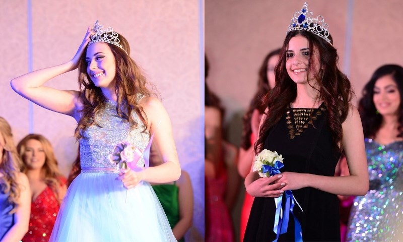 Dominique Simard (left) was crowned Miss Teen East-Central Alberta, and Riwa Kamaleddine (right) won the title of Miss East-Central Alberta.