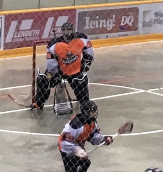 Lacrosse goalie Rhys Oliver, from Bonnyville, was chosen for Team Alberta.