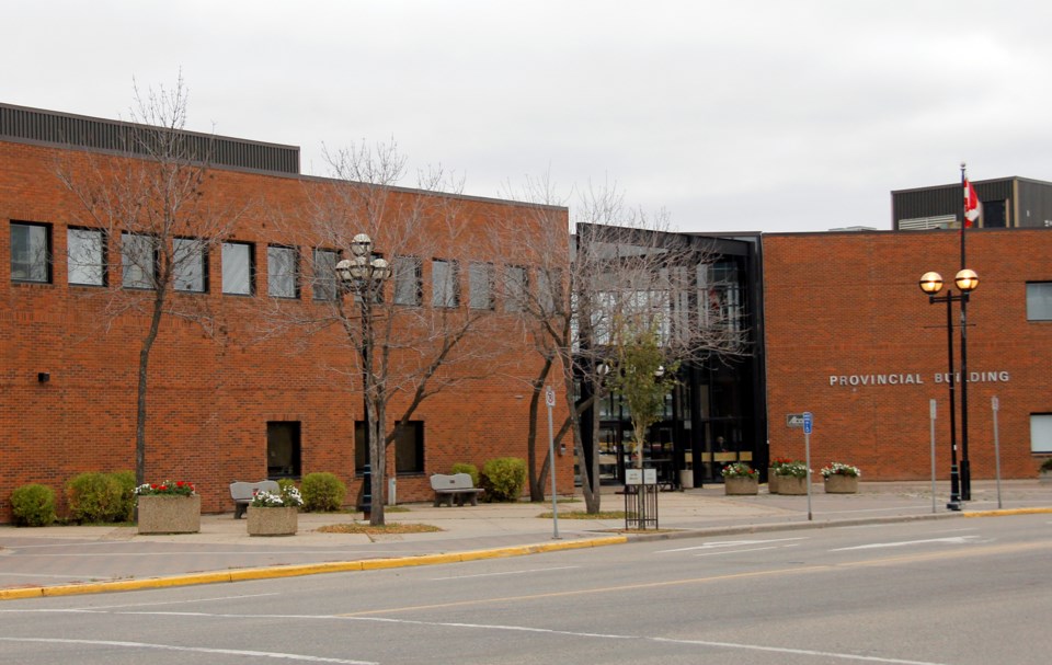 Court briefs for the Bonnyville Provincial Courthouse on June 20, 2016.