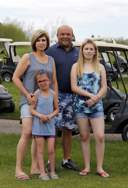 The Reid family has been hosting the Children&#8217;s Charity Golf Tournament for six years. The event is a fudraiser for the Stollery Children&#8217;s Hospital. (left to