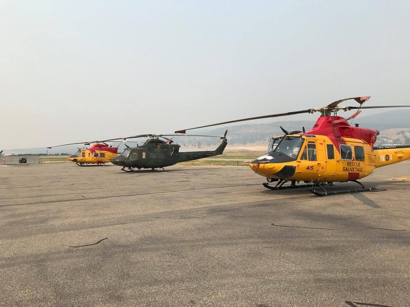 4 Wing Cold Lake has sent a squadron to help with the BC wildfires.