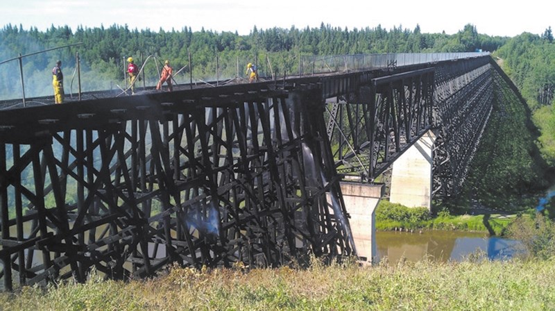 A fire at the Beaver River trestle caused a milti-million dollar repair. After continued issues with fires in the area, the Iron Horse Trail Association has put their foot