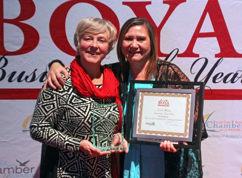 Last year the Bonnyville Community Learning Council received the award for outstanding not-for-profit.