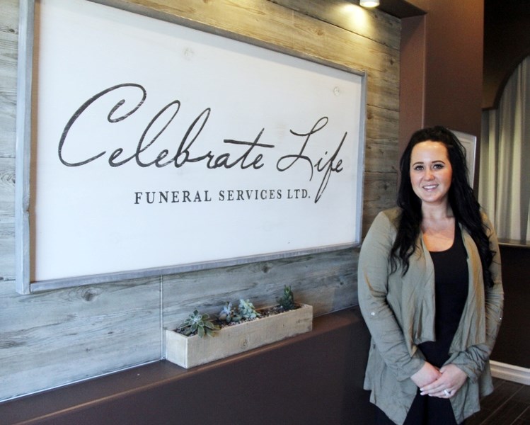 Brittany Tucker, owner of Celebrate Life Funeral Services.