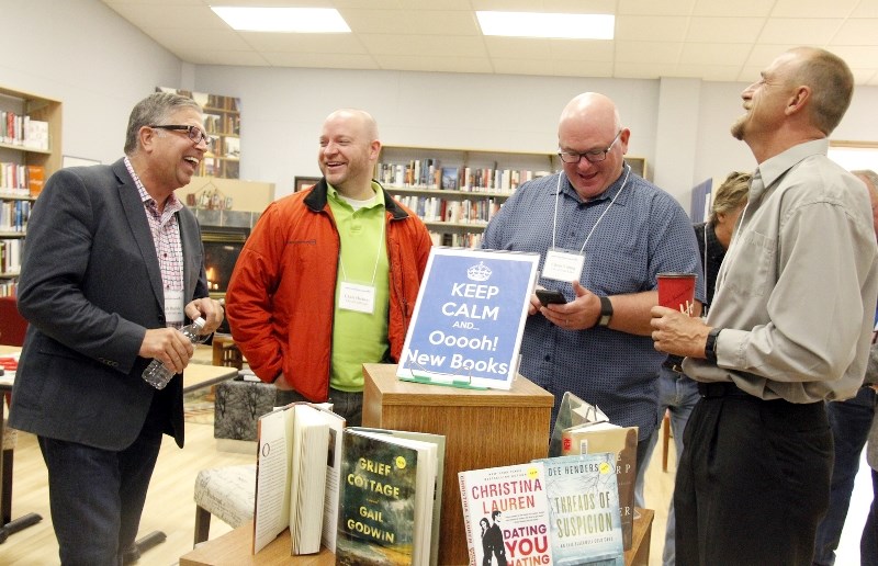 Residents got to know their City of Cold Lake and MD of Bonnyville candidates at the Cold Lake Public Library south branch on Thursday, Oct. 5. (left to right) Bob Buckle,