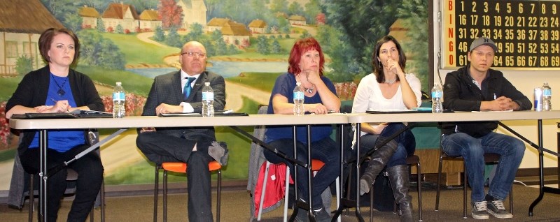 Village of Glendon candidates answered some tough questions during the open forum on Thursday, Oct. 12.