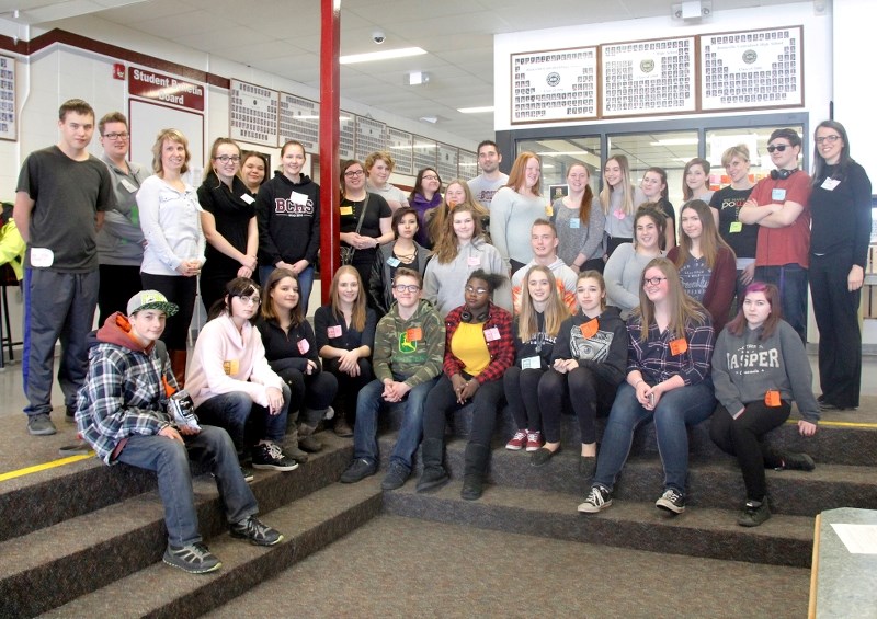 The students of BCHS IMPACT group are fundraising to build a school in Kenya. Last week, they took part in a social campaign where they stood up or stayed silent for a cause