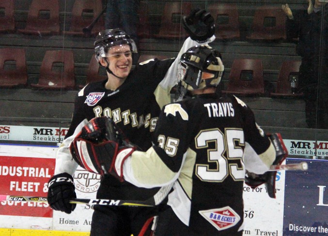 Kirby Proctor (pictured) and Lucas Thorne were name to this years AJHL Viterra All-Rookie Team.