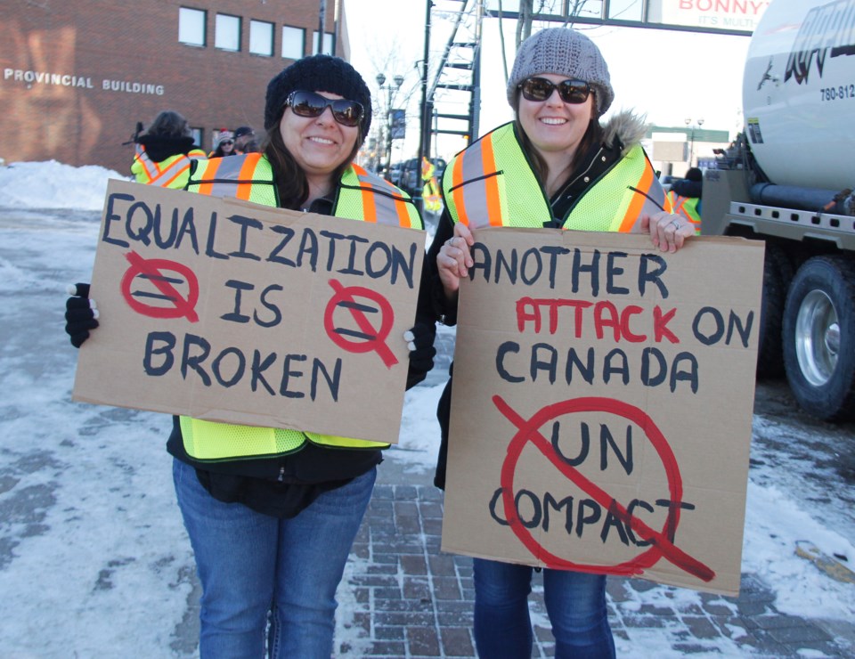  Rejene Price and Jennifer Mills showed their support for the movement.